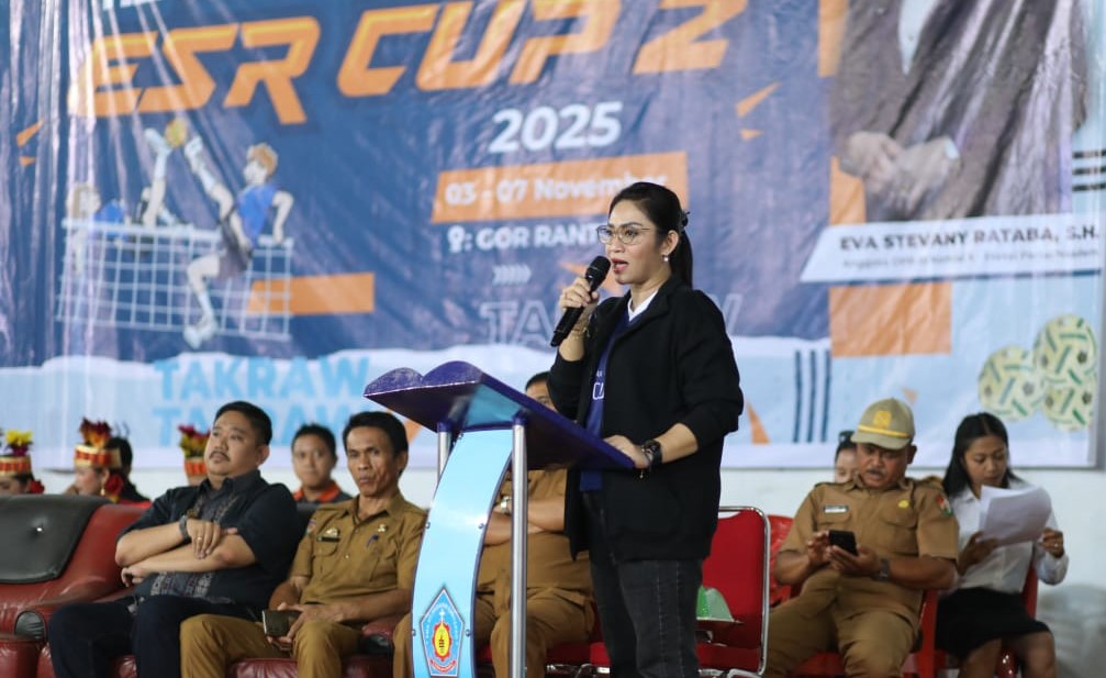 Wadahi Pembinaan Atlet, Eva Gelar Sepak Takrow ESR Cup di Toraja